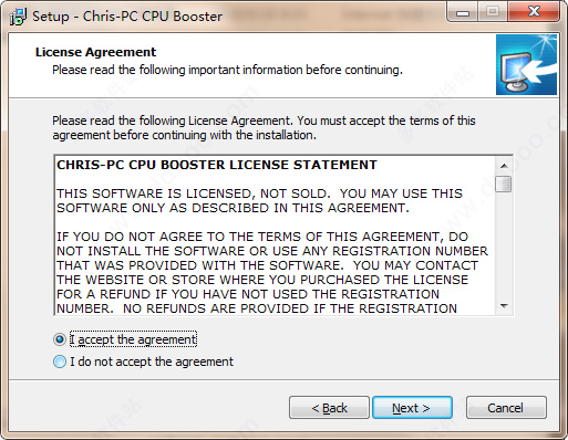 Chris-PC CPU Booster破解版安装破解教程截图2