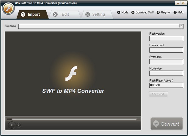 SWF转MP4软件截图1