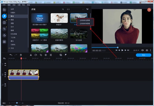 Movavi Video Editor Plus 2021使用教程5
