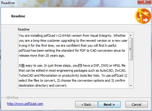 pdf2cad v12破解版安装教程4