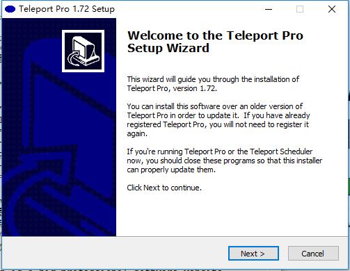 teleport pro安装步骤1