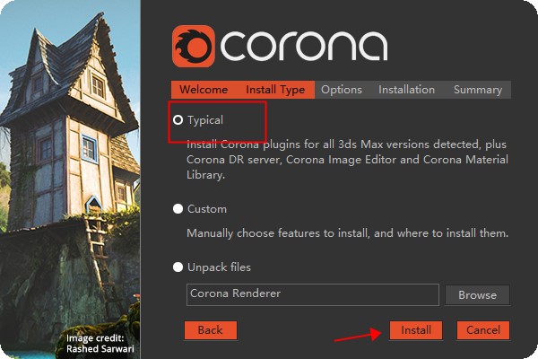 corona renderer5安装教程3